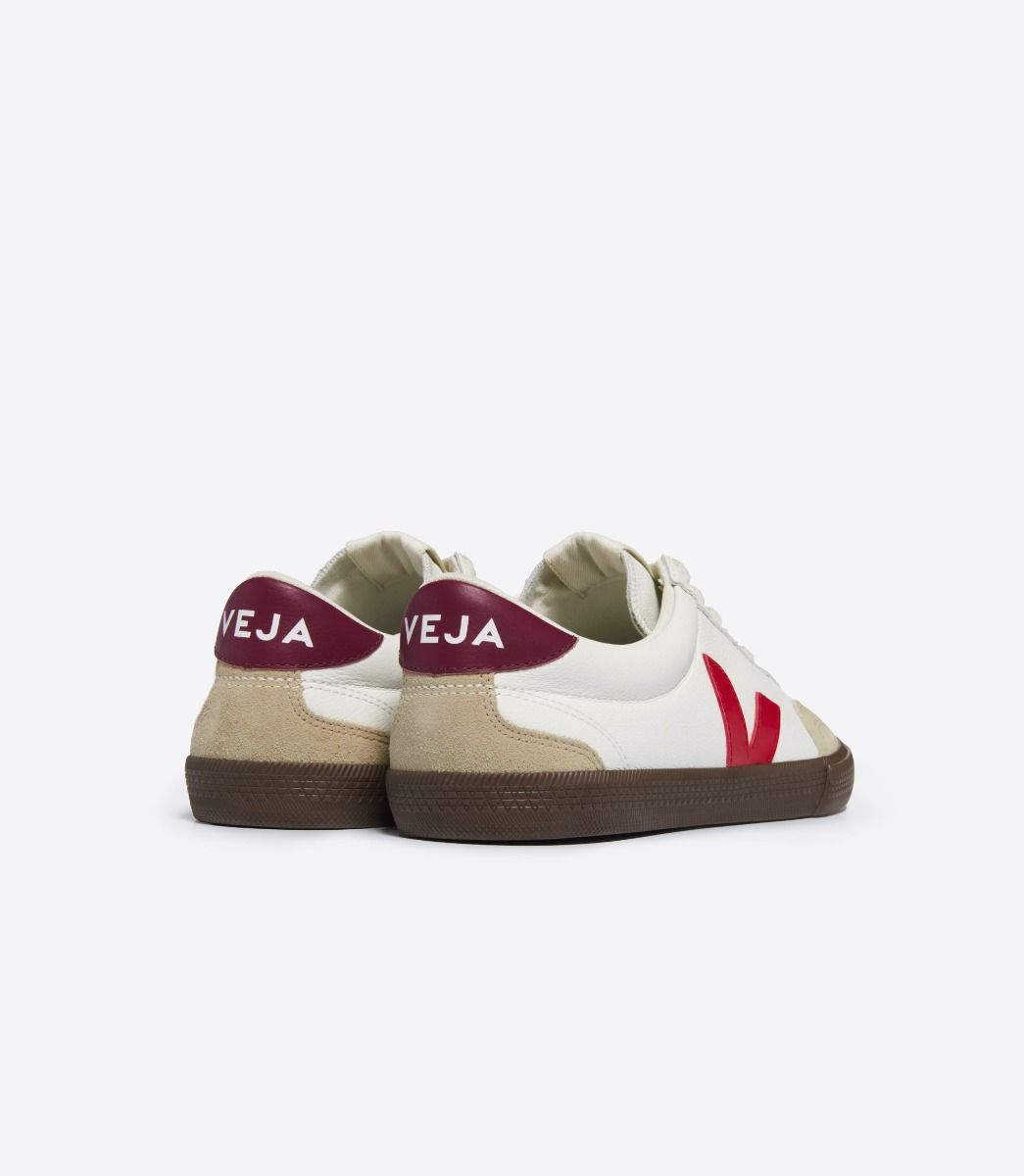 Zapatillas Veja Volley Leather White Pekin Bark