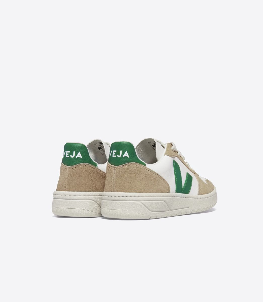 Zapatillas Veja V-10 White Emeraude Sahara