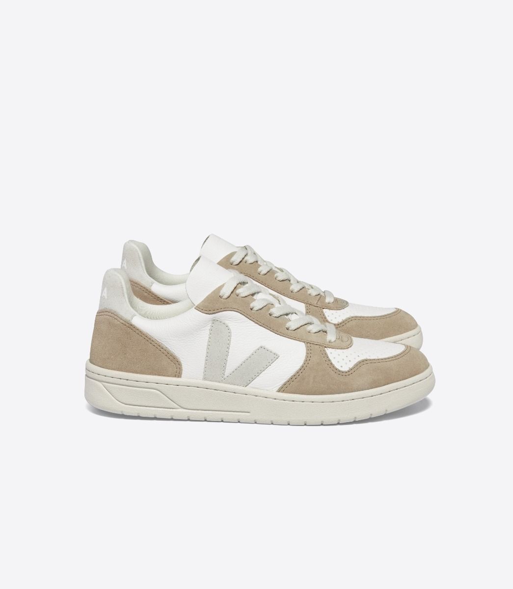 Zapatillas Veja V-10 White Natural Sahara