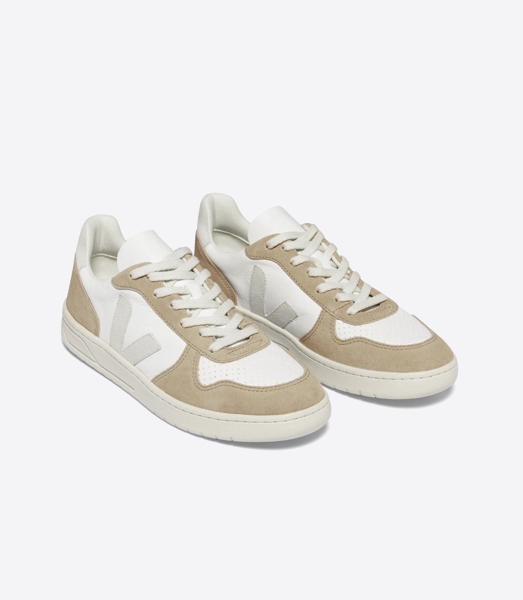 Zapatillas Veja V-10 White Natural Sahara