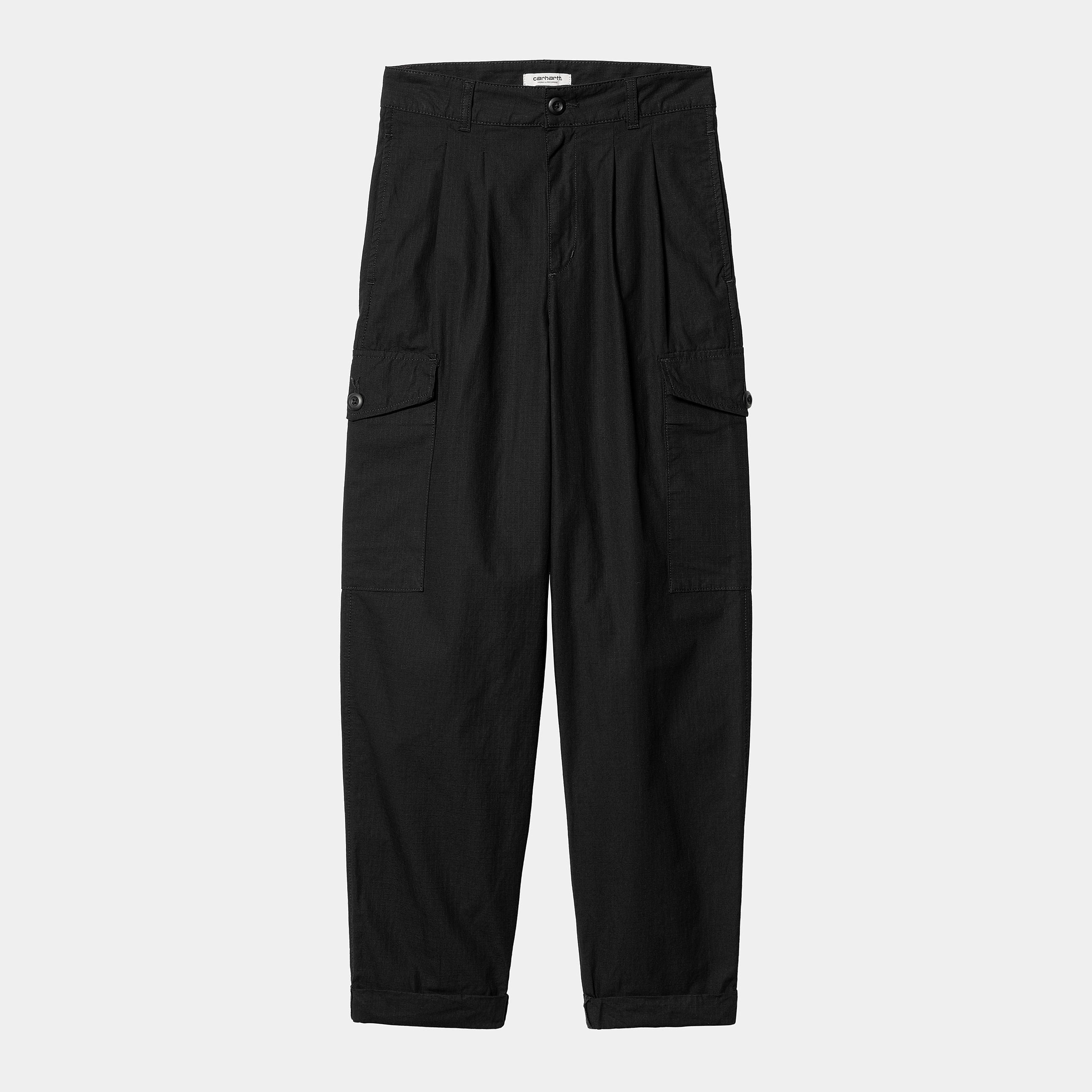 W' Collins Pant Black Ripstop