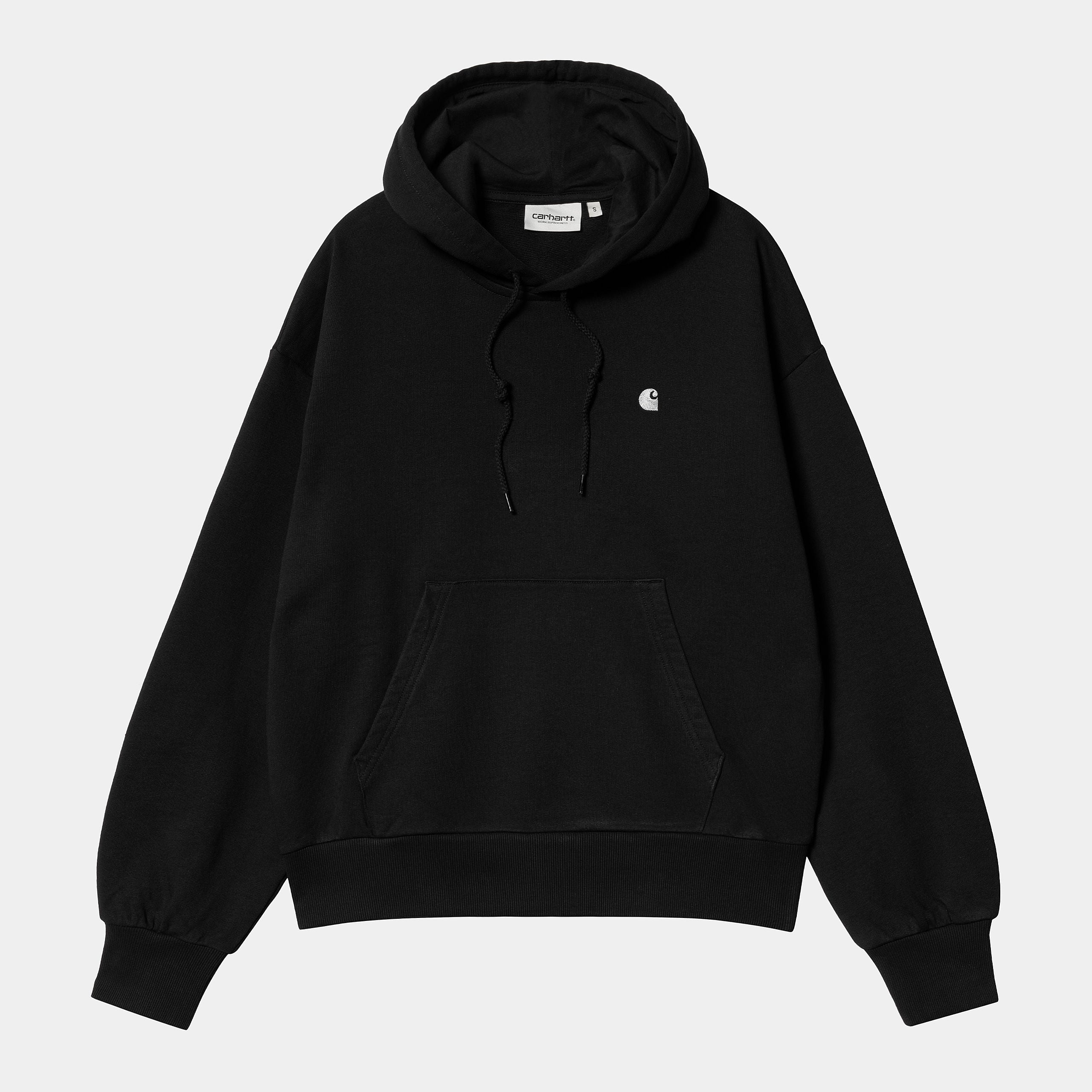 W' Hooded Casey Sweatshirt Black Silver