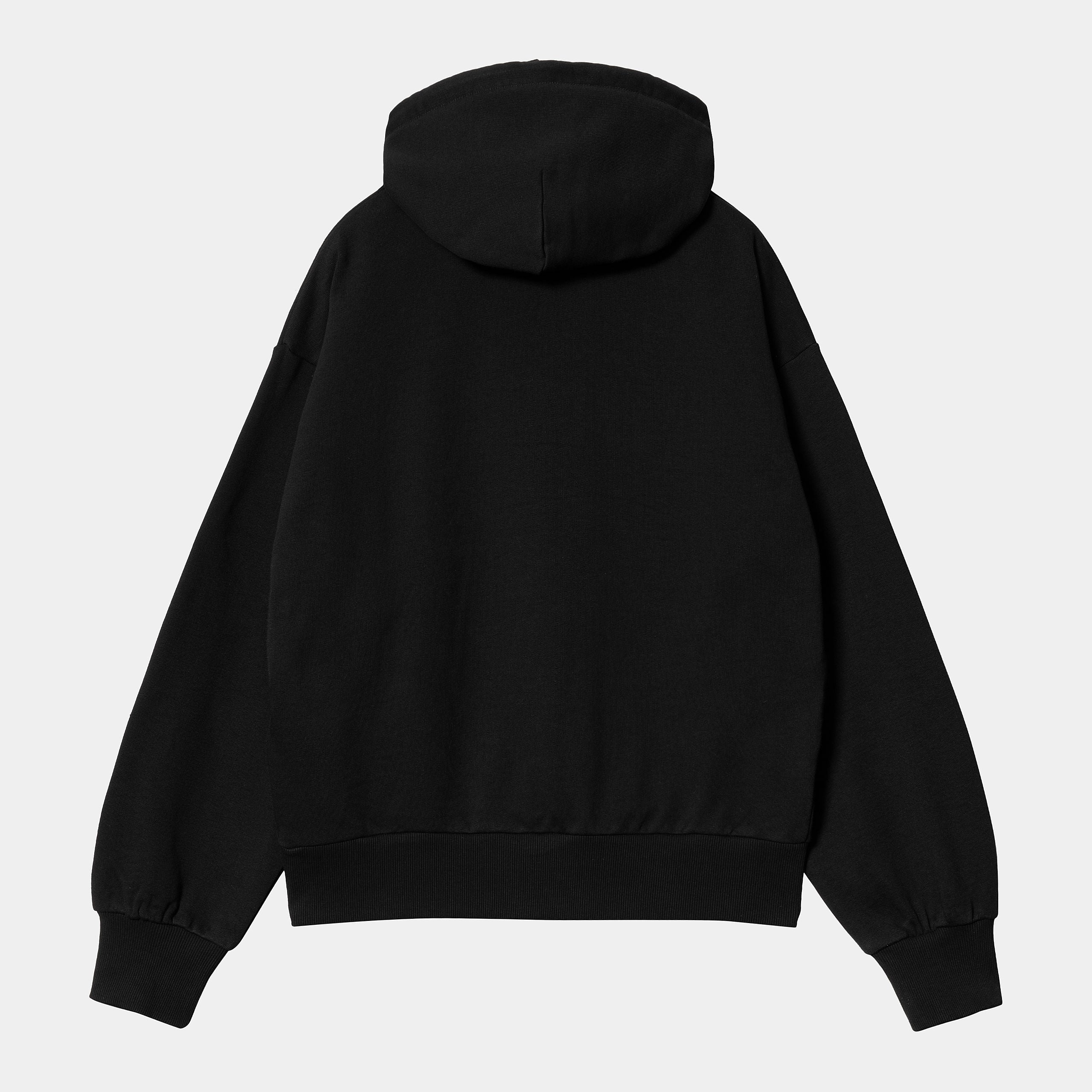 W' Hooded Casey Sweatshirt Black Silver