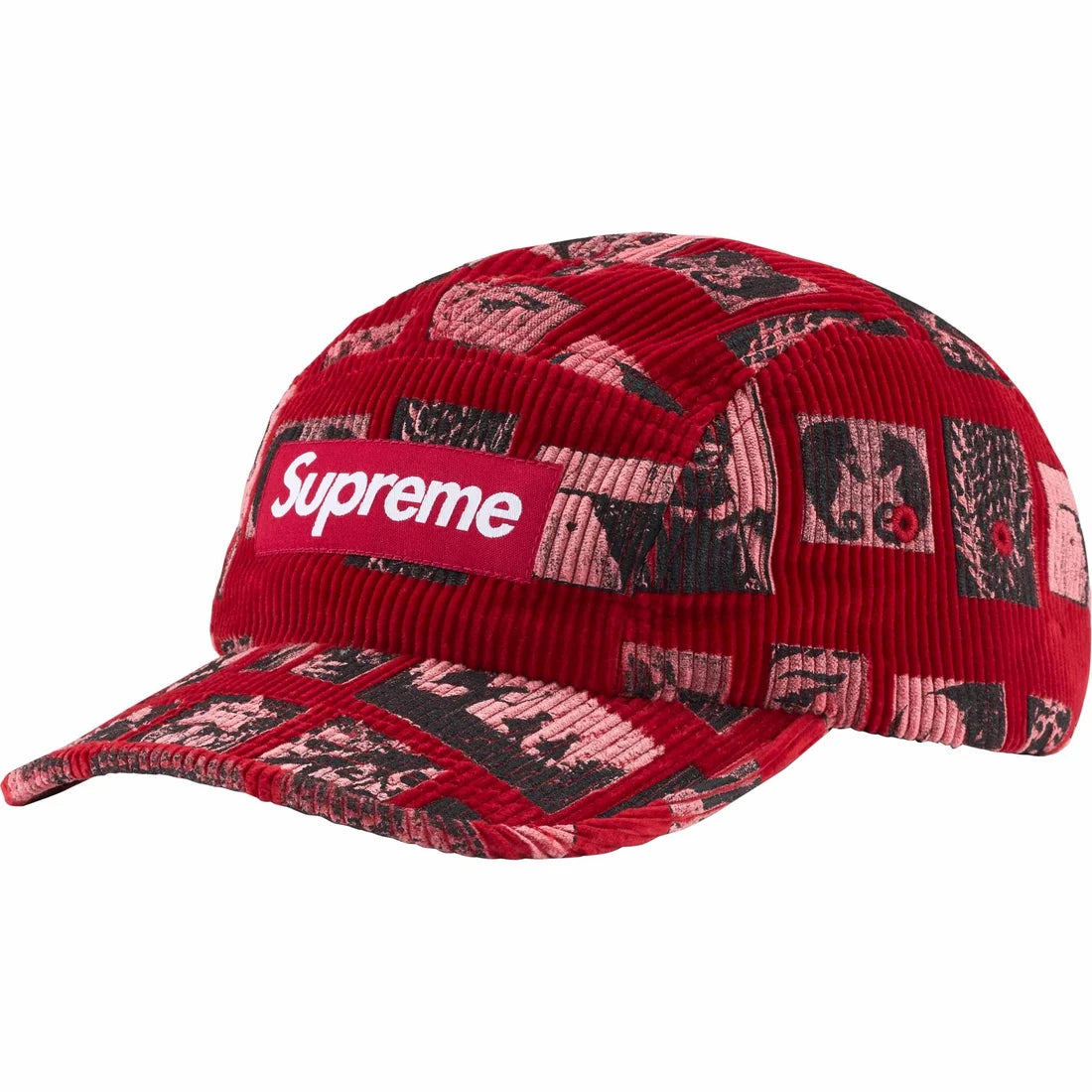 Weirdo Dave Corduroy Camp Cap Red