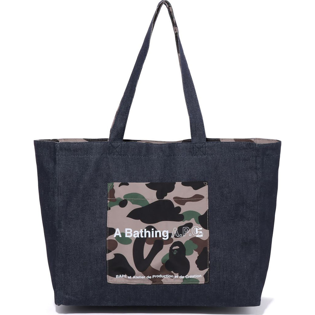 BAPE X A.P.C Denim Tote Bag - Neighborhood