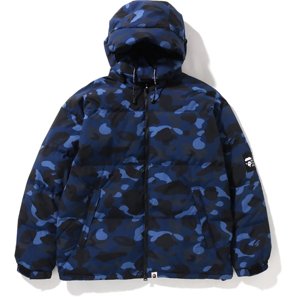 Color Camo Relaxed Fit Down Jacket Puffer
