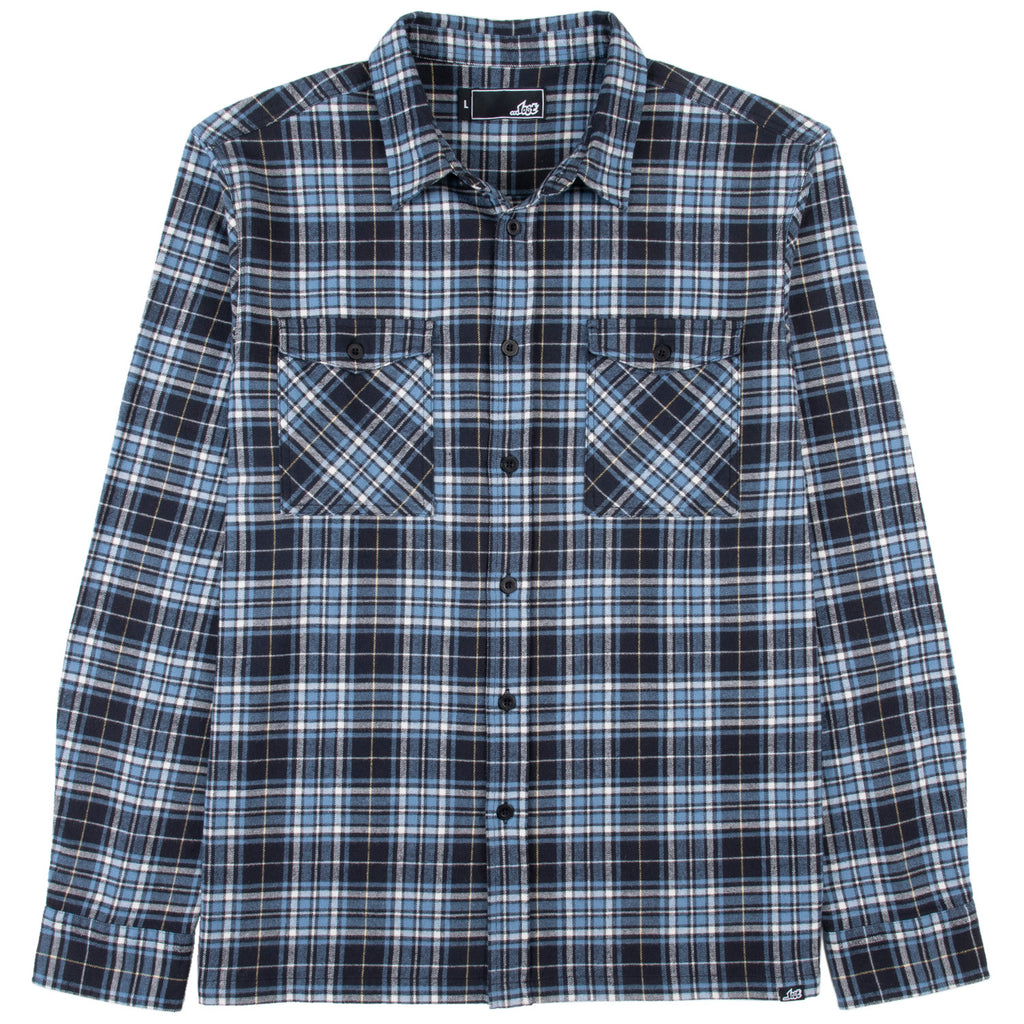 Suspect Flannel Shirt Denim Blue