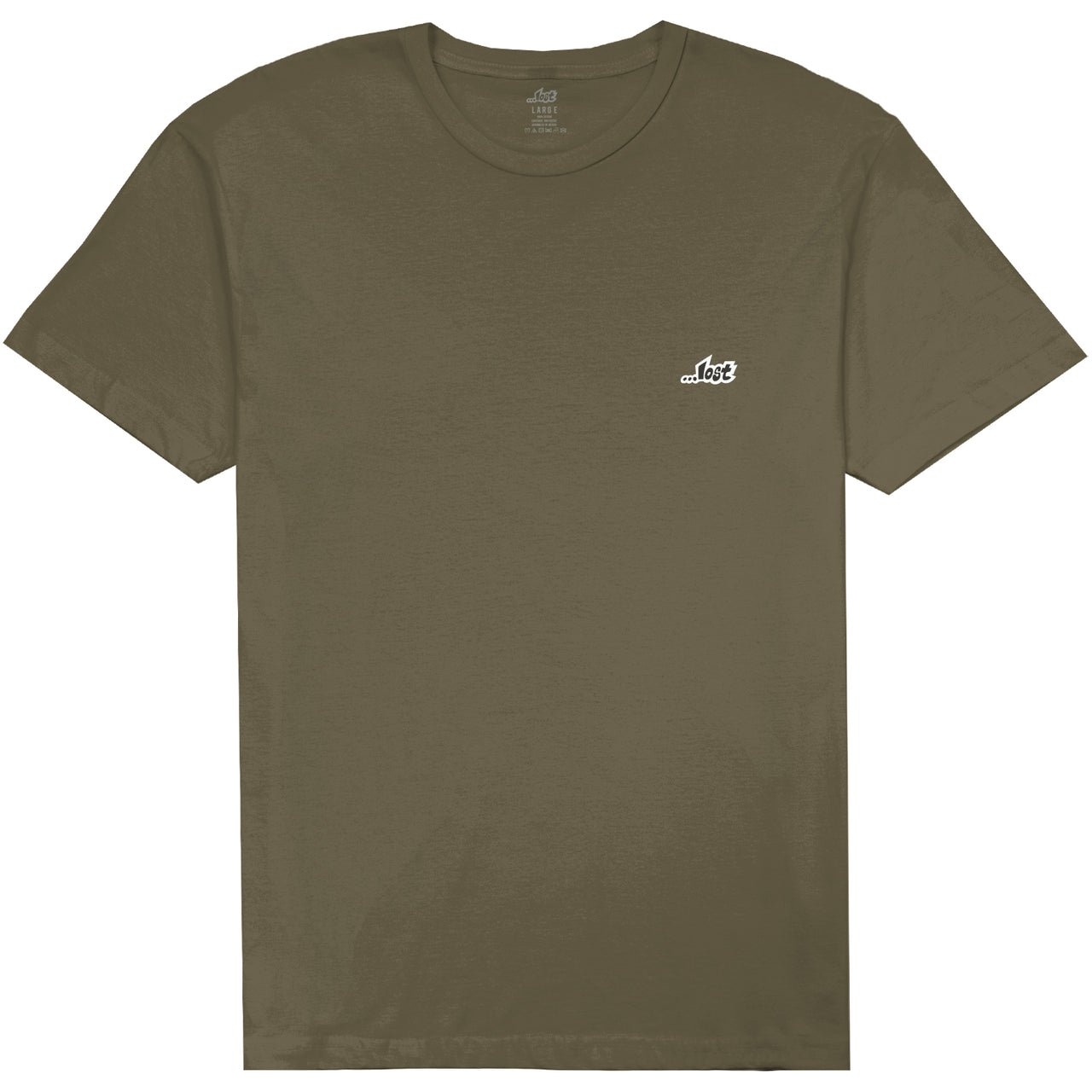 Lost Chest Logo Tee Military