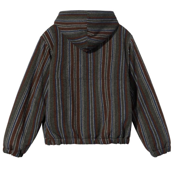 Wool Stripe Work Jacket