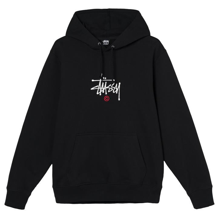 Stussy Copyright Embroidered Hoodie Black