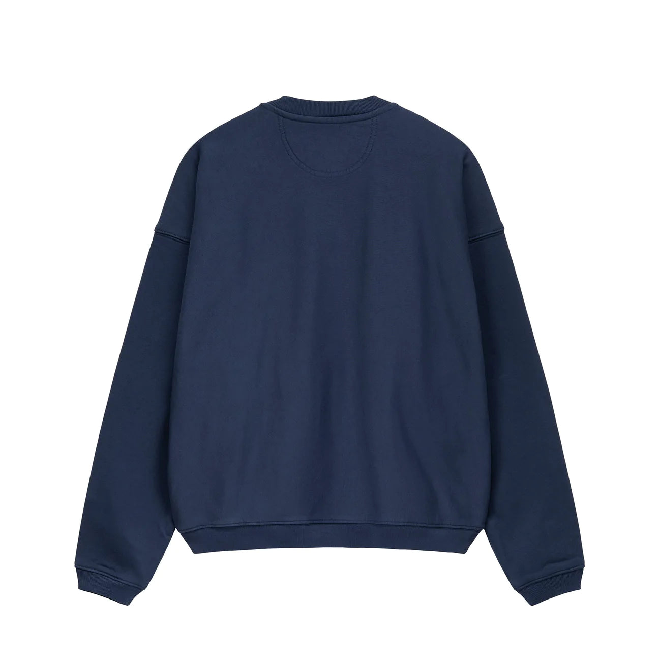 Relaxed Oversized Crew Navy