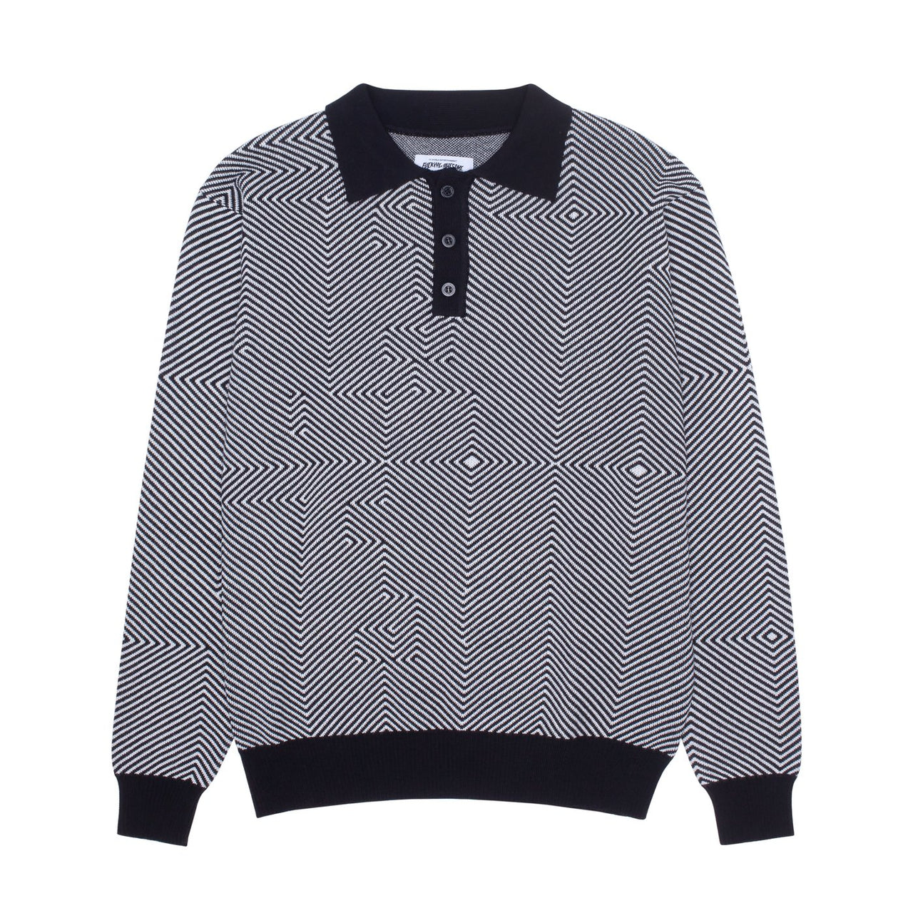 Hurt Your Eyes L/S Polo BLack