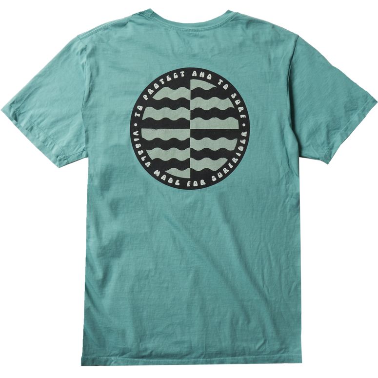 Surfrider Cycle Of Unity Upcycled Tee Jade Mist