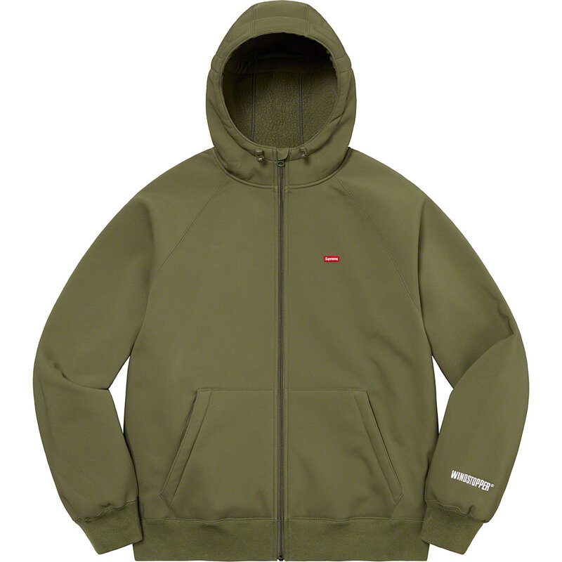 Supreme WINDSTOPPER® Zip Up Hooded Sweatshirt Olive