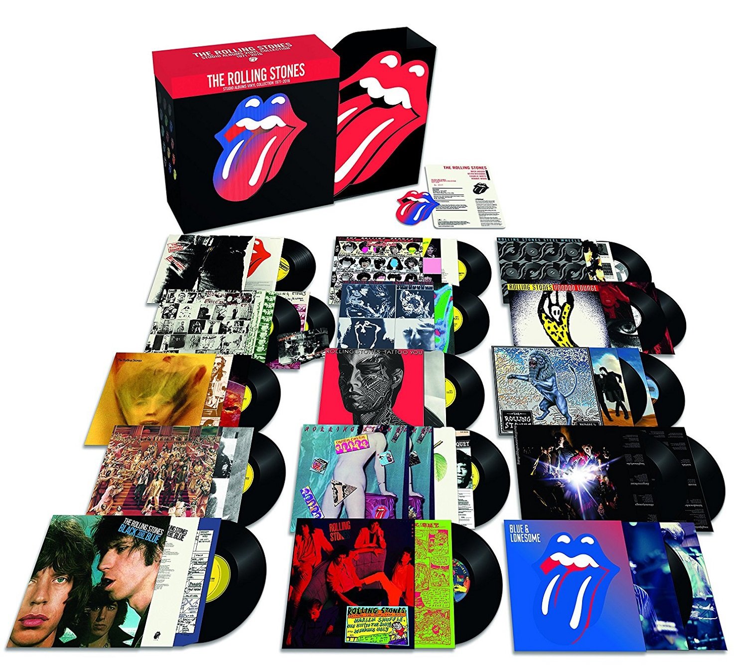 Rolling Stones Studio Albums Vinyl Collection 1971 - 2016