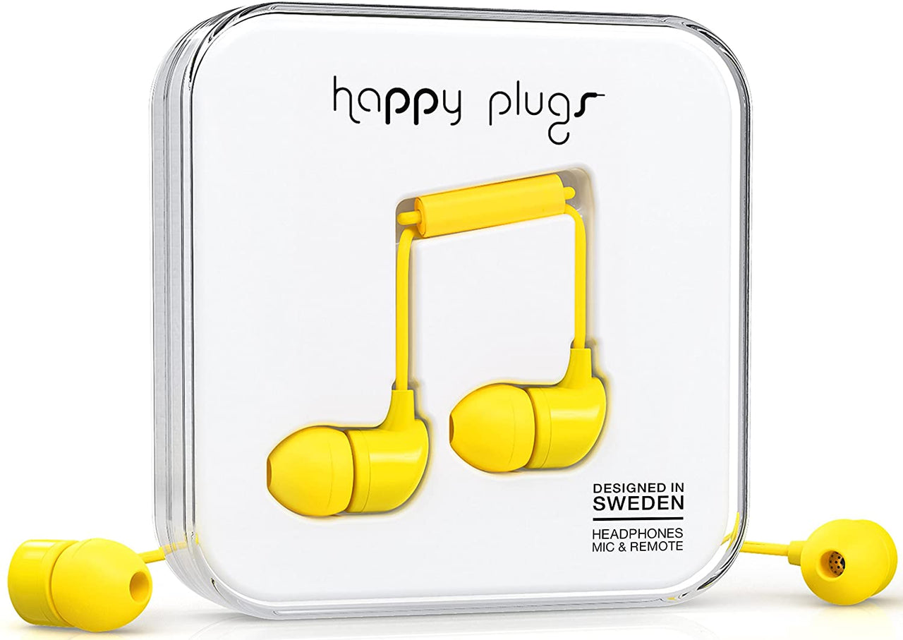 Audifonos Happy Plugs In Ear Yellow