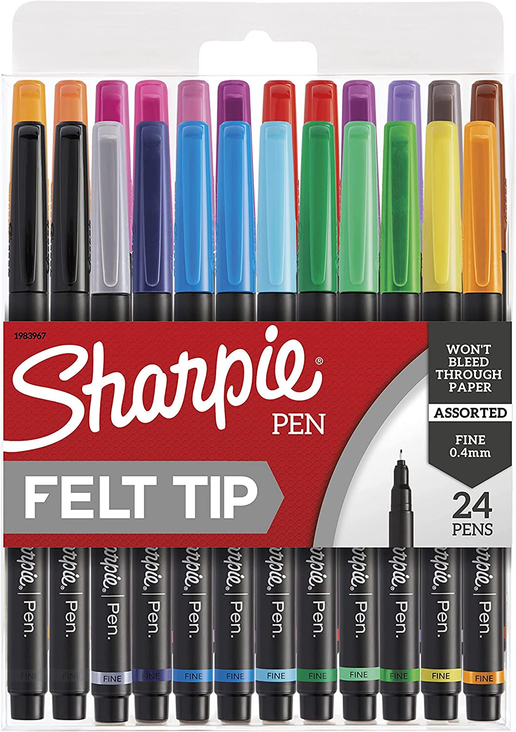 Sharpie Pen Felt Tip 24 Pens