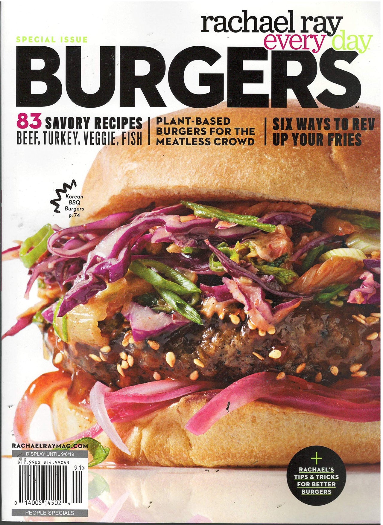 Burgers Rachael Ray Magazine
