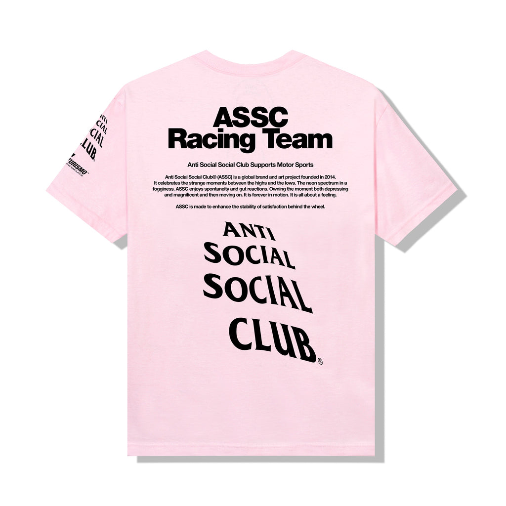 Anti Social Social Club x Gran Turismo Logo T-shirt Pink