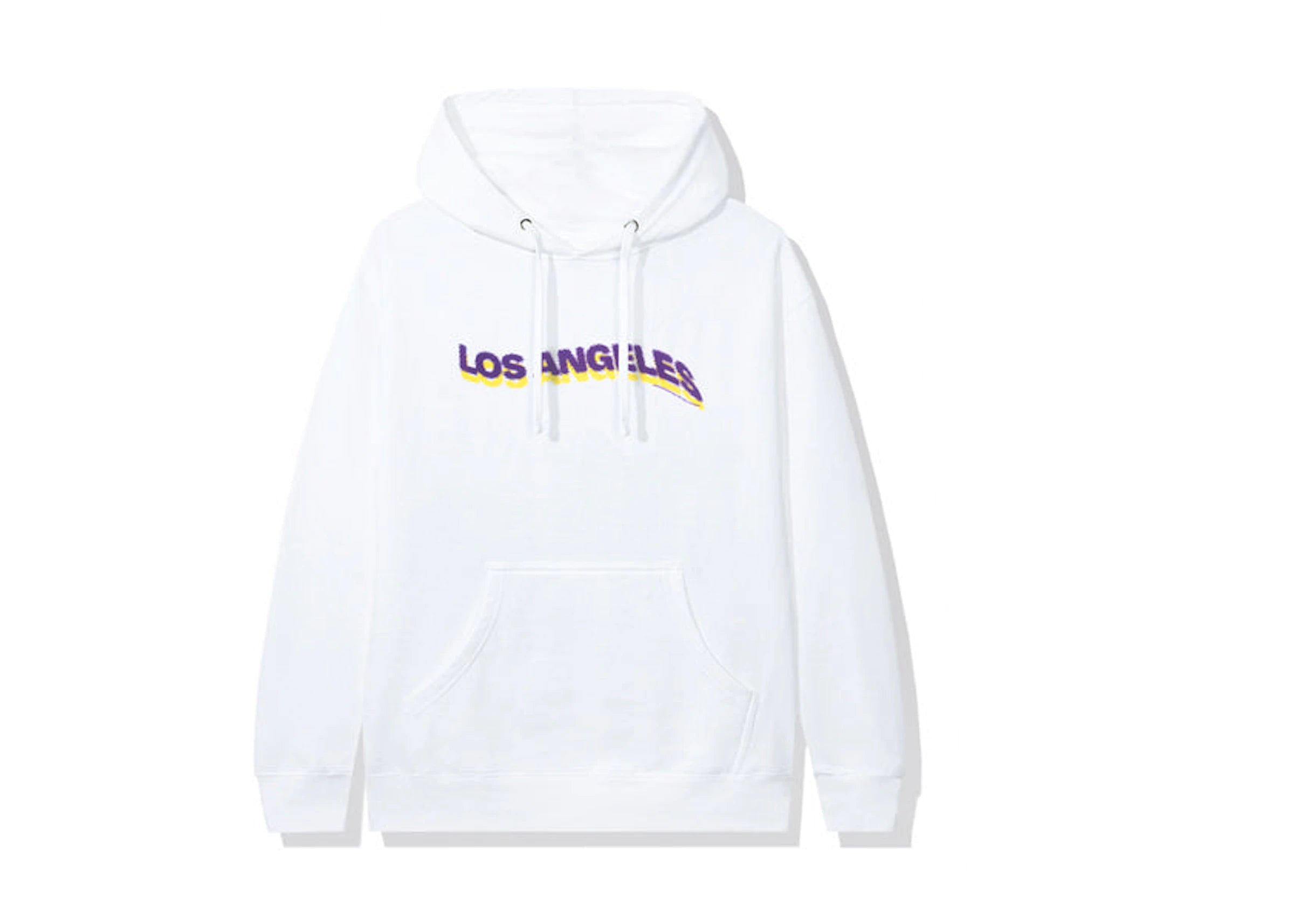 Los Angeles White Hoodie Anti Social Social