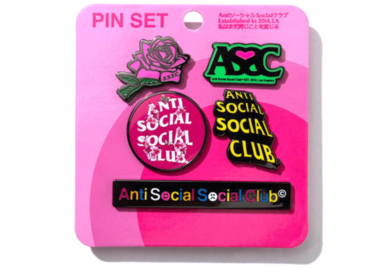 Punk Rock Pins Anti Social Social