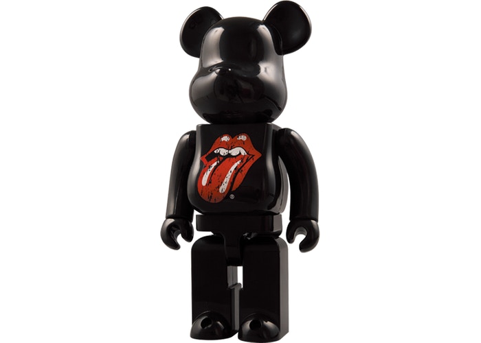 Bearbrick x The Rolling Stones Black Mini