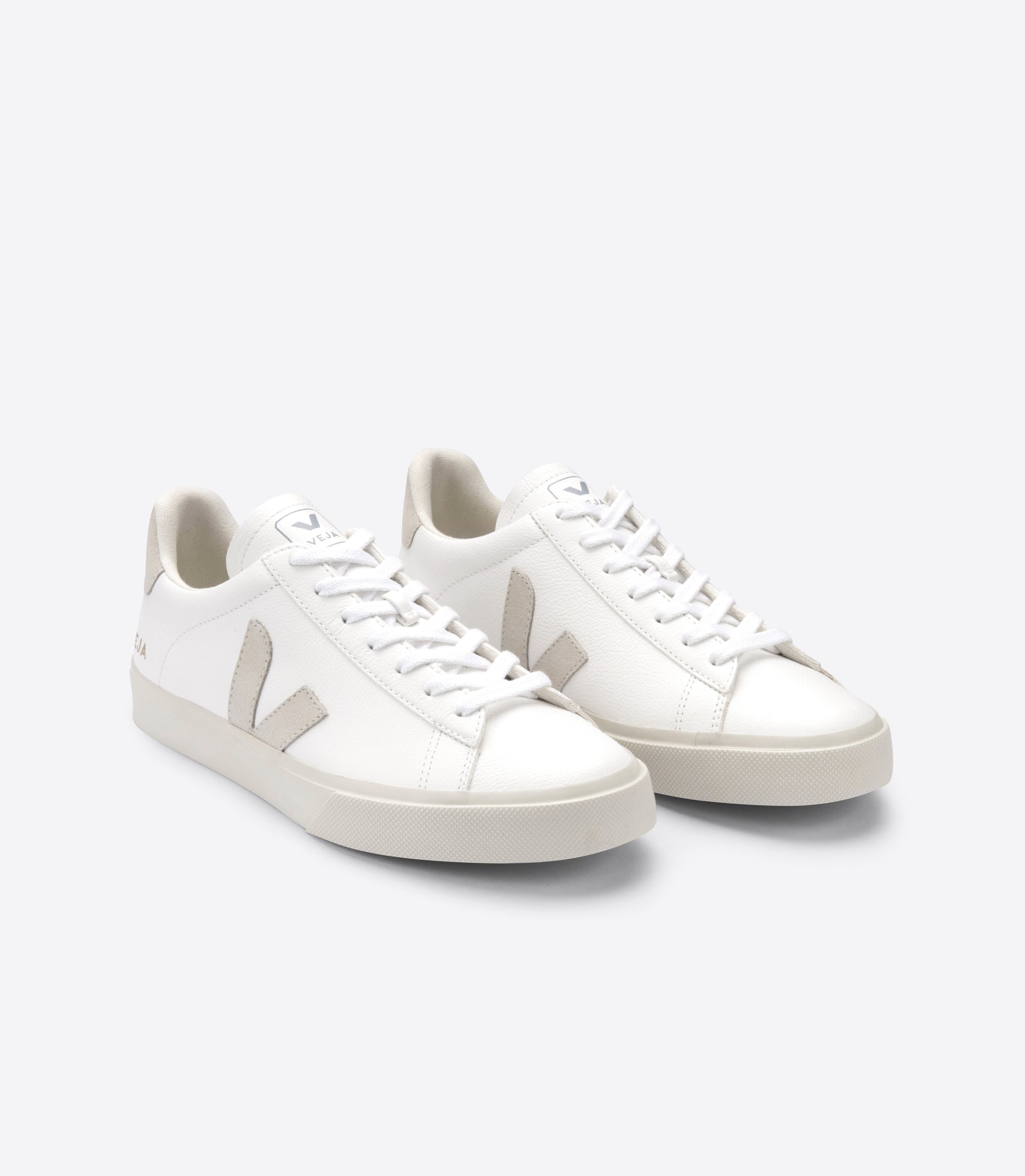 Zapatilla Campo Extra White Natural Suede