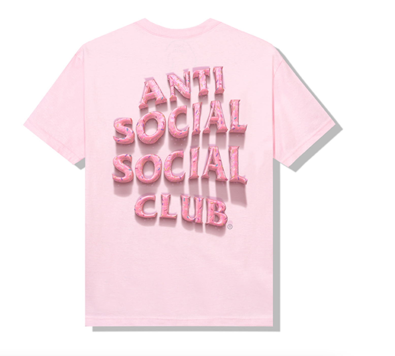 Sprinkling Tears Pink Shirt Anti Social Social Club
