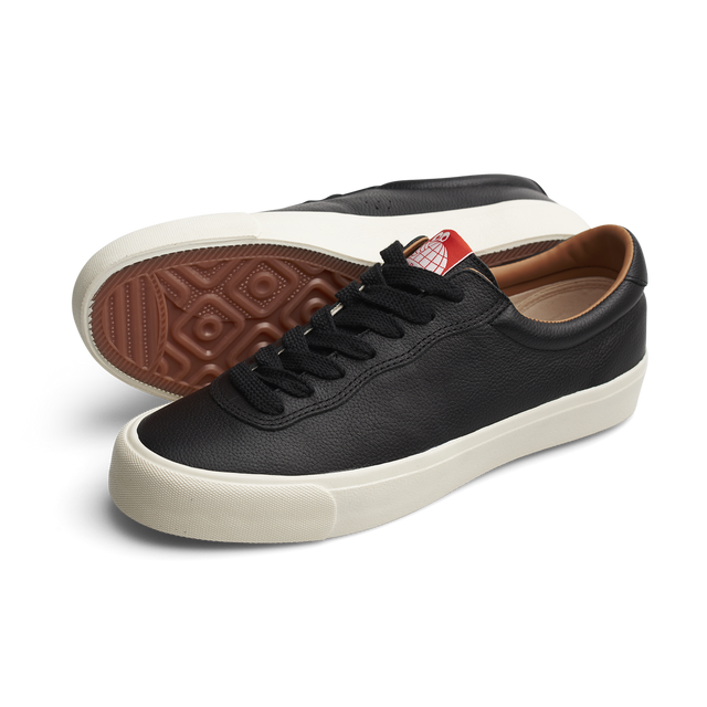 VM001 LEATHER LO (BLACK/WHITE)