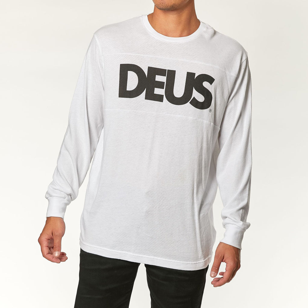 All Caps Moto Jersey White