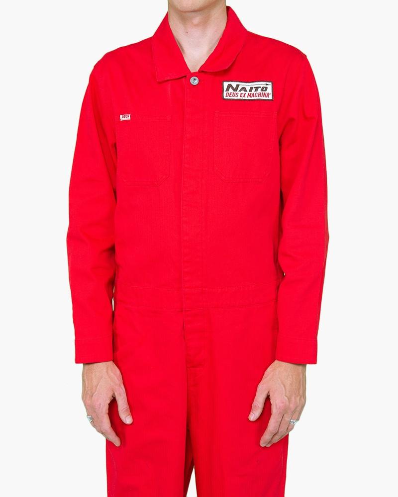 Naito Coverall Race Red
