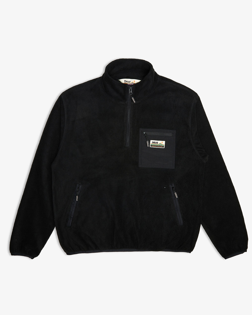 Munster Zip Polar Fleece Black - Neighborhood