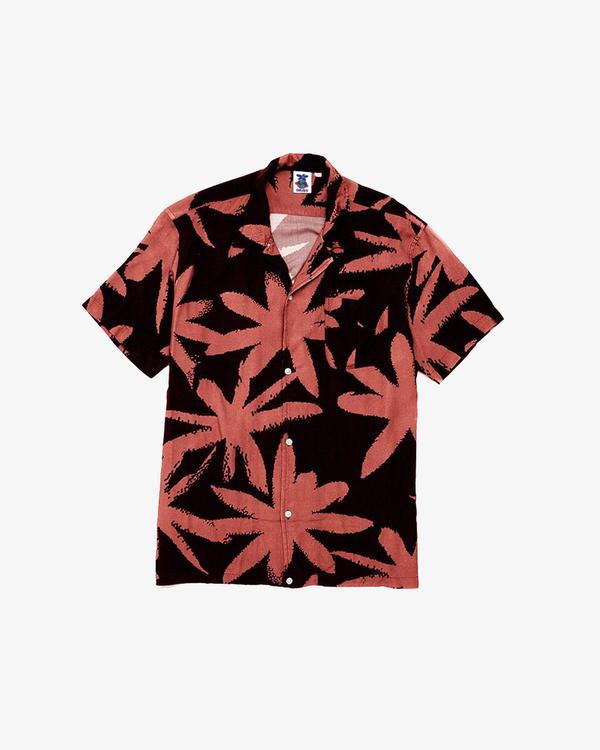 Hot Coral Short Sleeve Shirt Pink