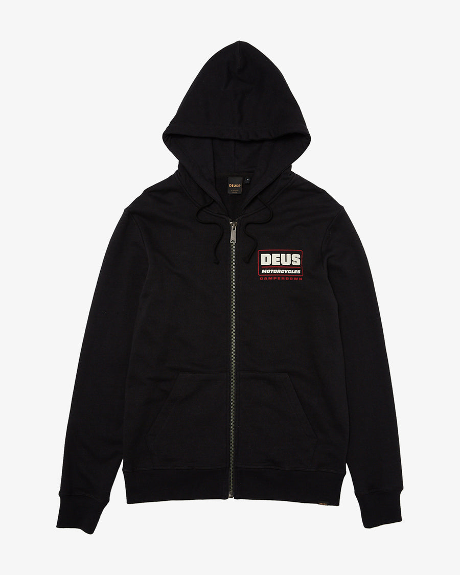 Victor Zip Hoodie Black Neighborhood