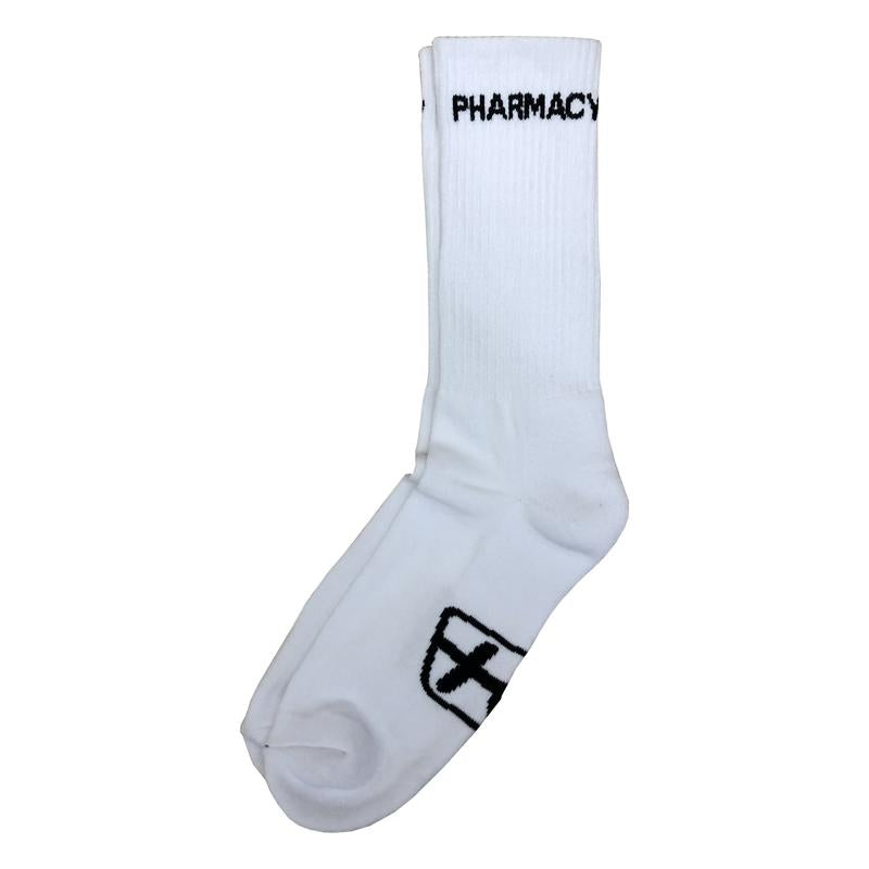 Pharmacy Footprint Socks White