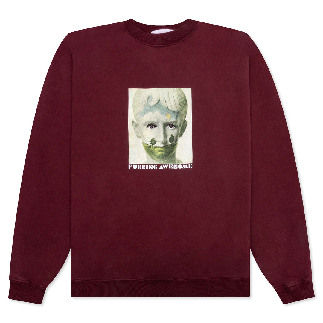 You Don't Know Crewneck Maroon