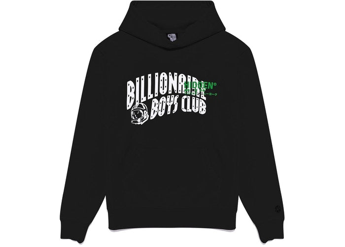 Hidden NY x Billionaire Boys Club Curve Logo Hoodie Black