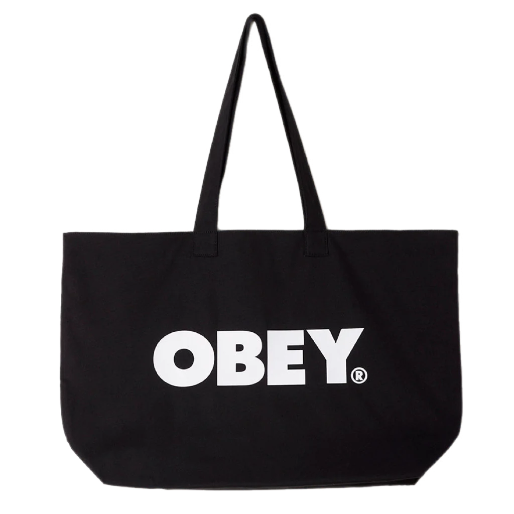 Obey Canvas Tote Bag Black