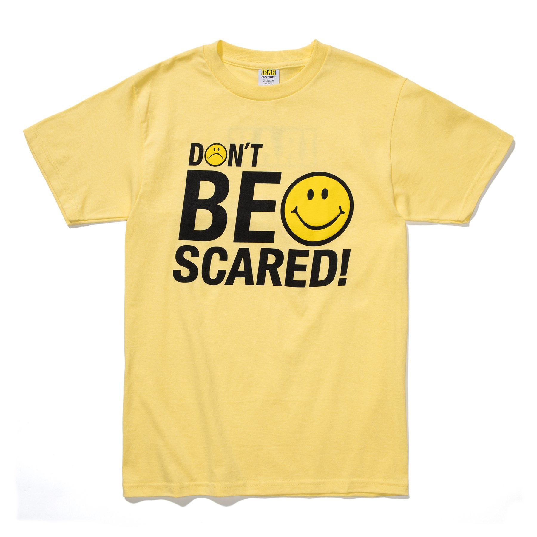 Irak Don´t Be Scared T-shirt Yellow