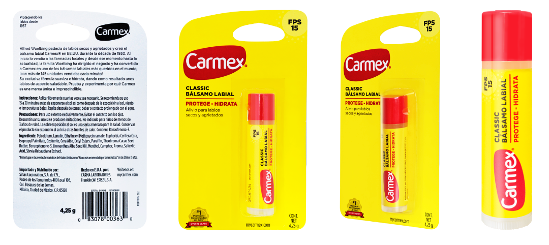 Carmex Classic Balsamo Labial Tubo