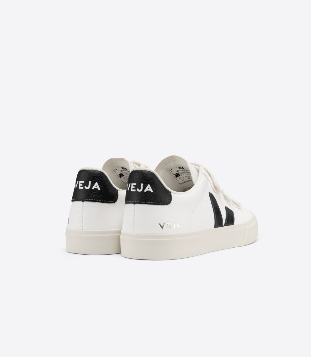Zapatilla Veja Recife Logo Extra White Black