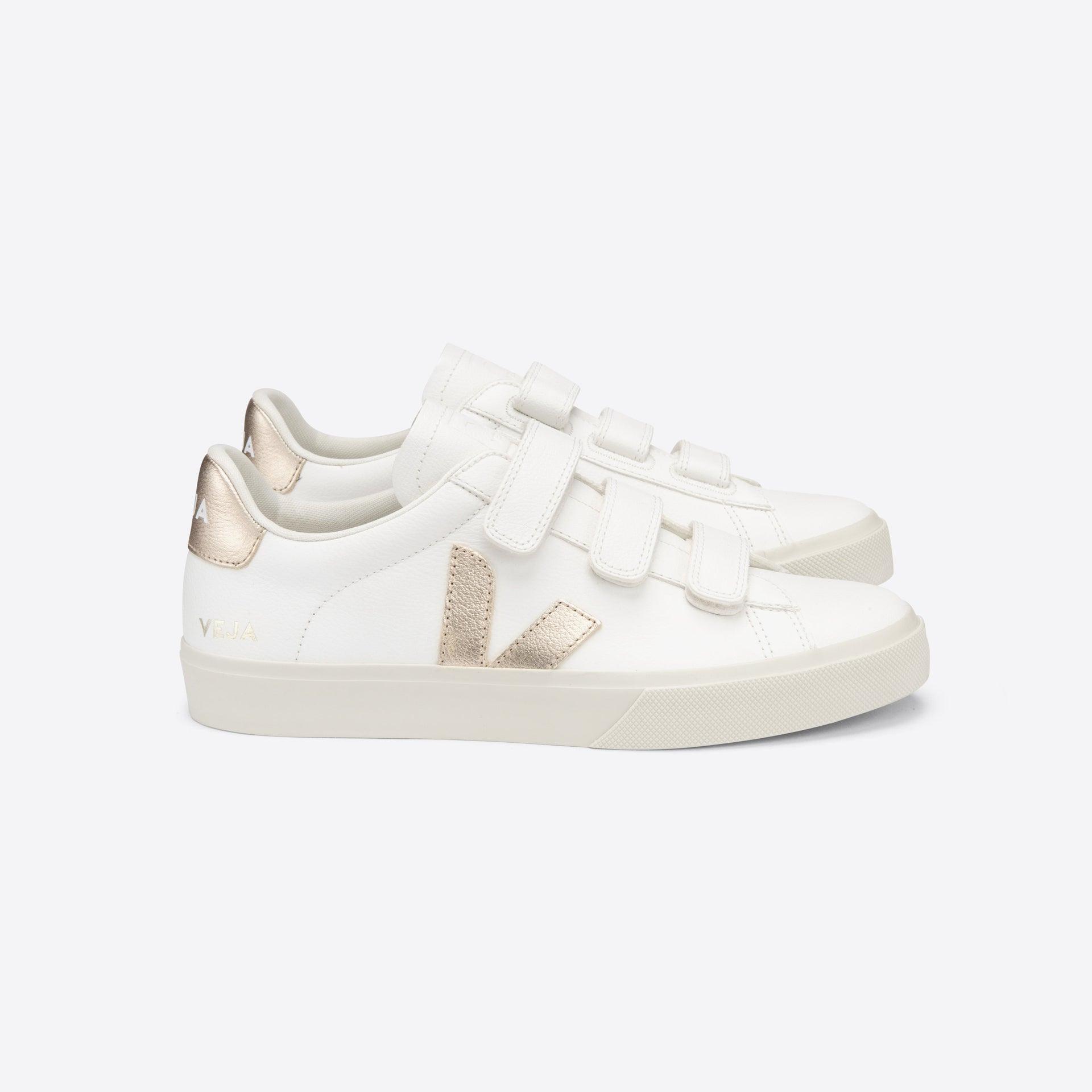 Zapatilla Veja Recife Logo Extra White Platine