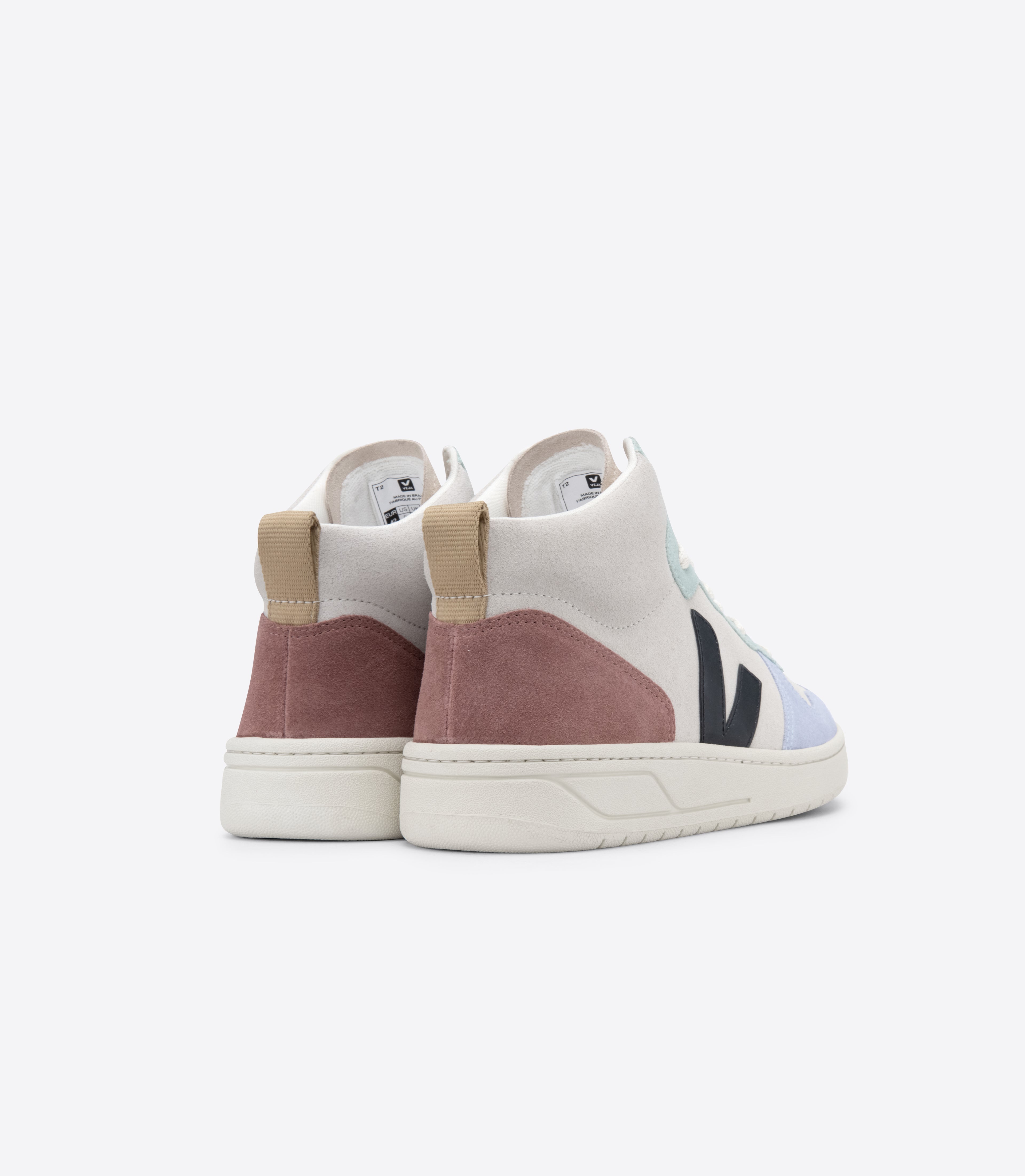 Zapatilla Veja V-15 Multico Natural Black