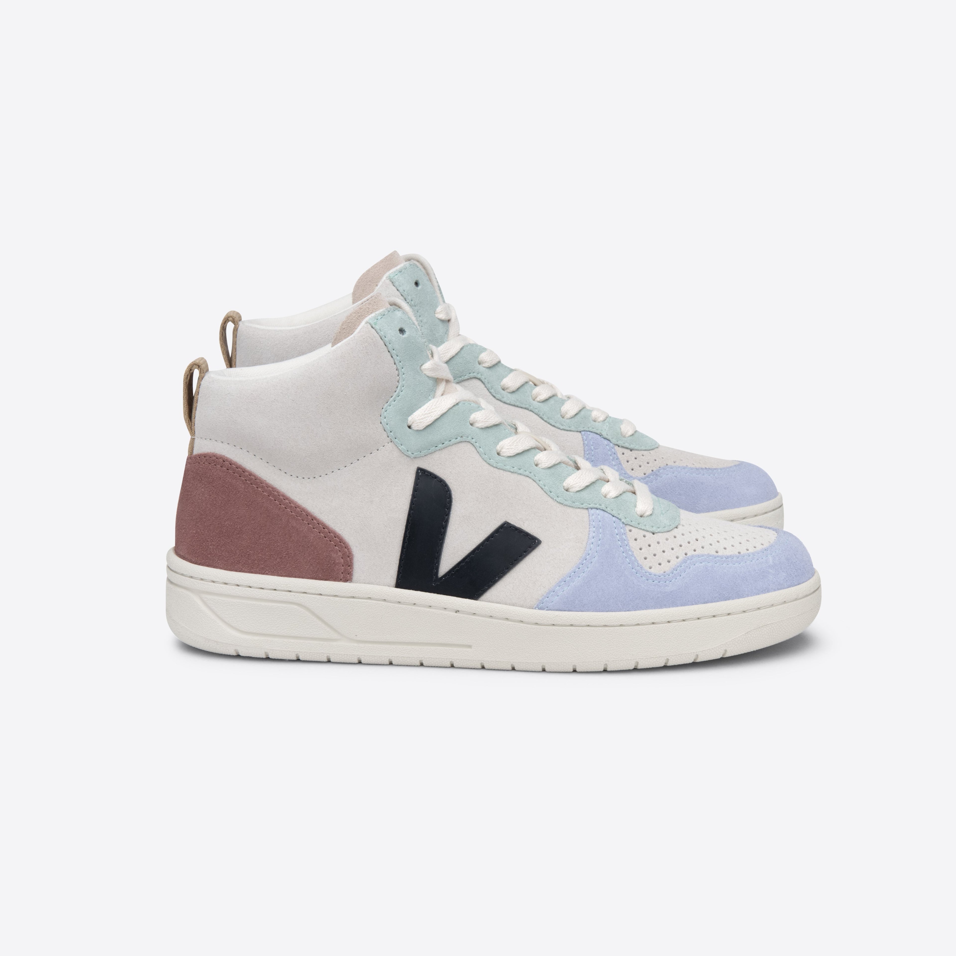 Zapatilla Veja V-15 Multico Natural Black