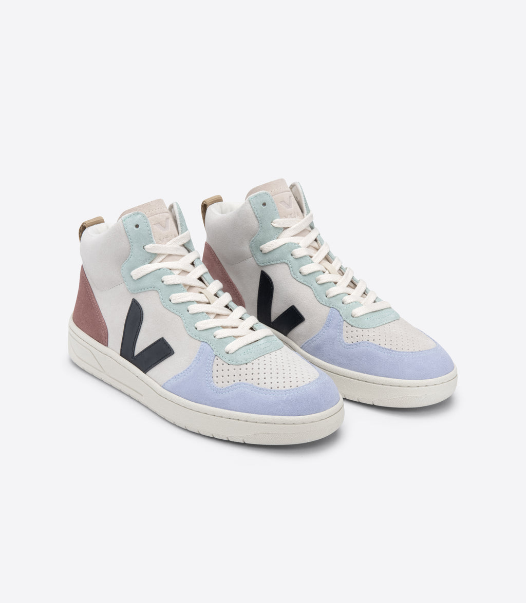 Zapatilla Veja V-15 Multico Natural Black
