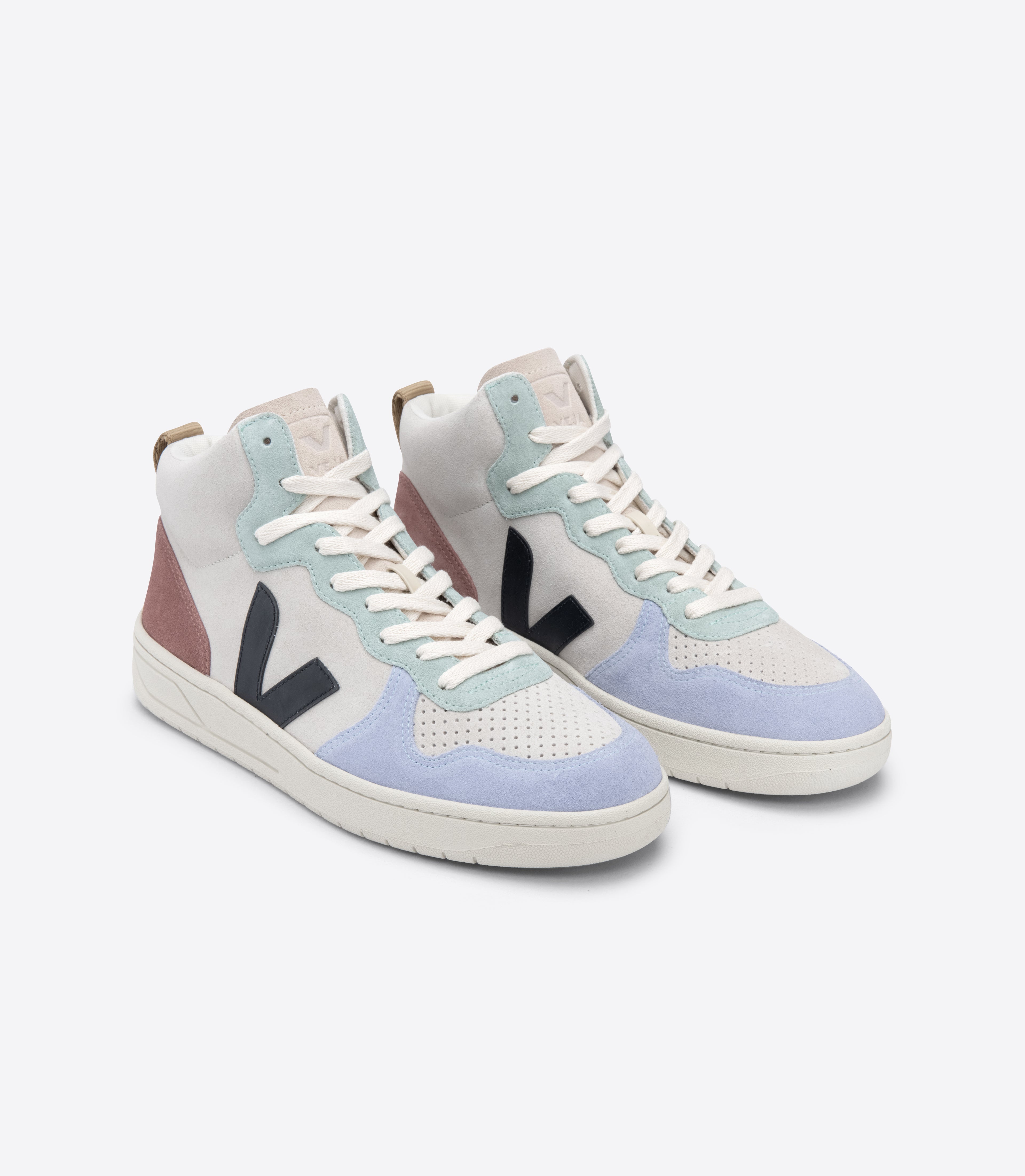 Zapatilla Veja V-15 Multico Natural Black