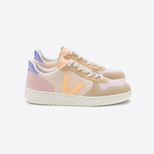 Zapatilla V-10 Suede Multico Peach