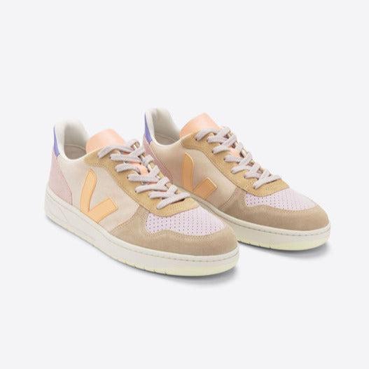 Zapatilla V-10 Suede Multico Peach