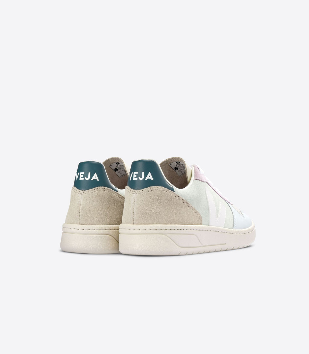 Zapatilla Veja V-10 Suede Jade White Multico