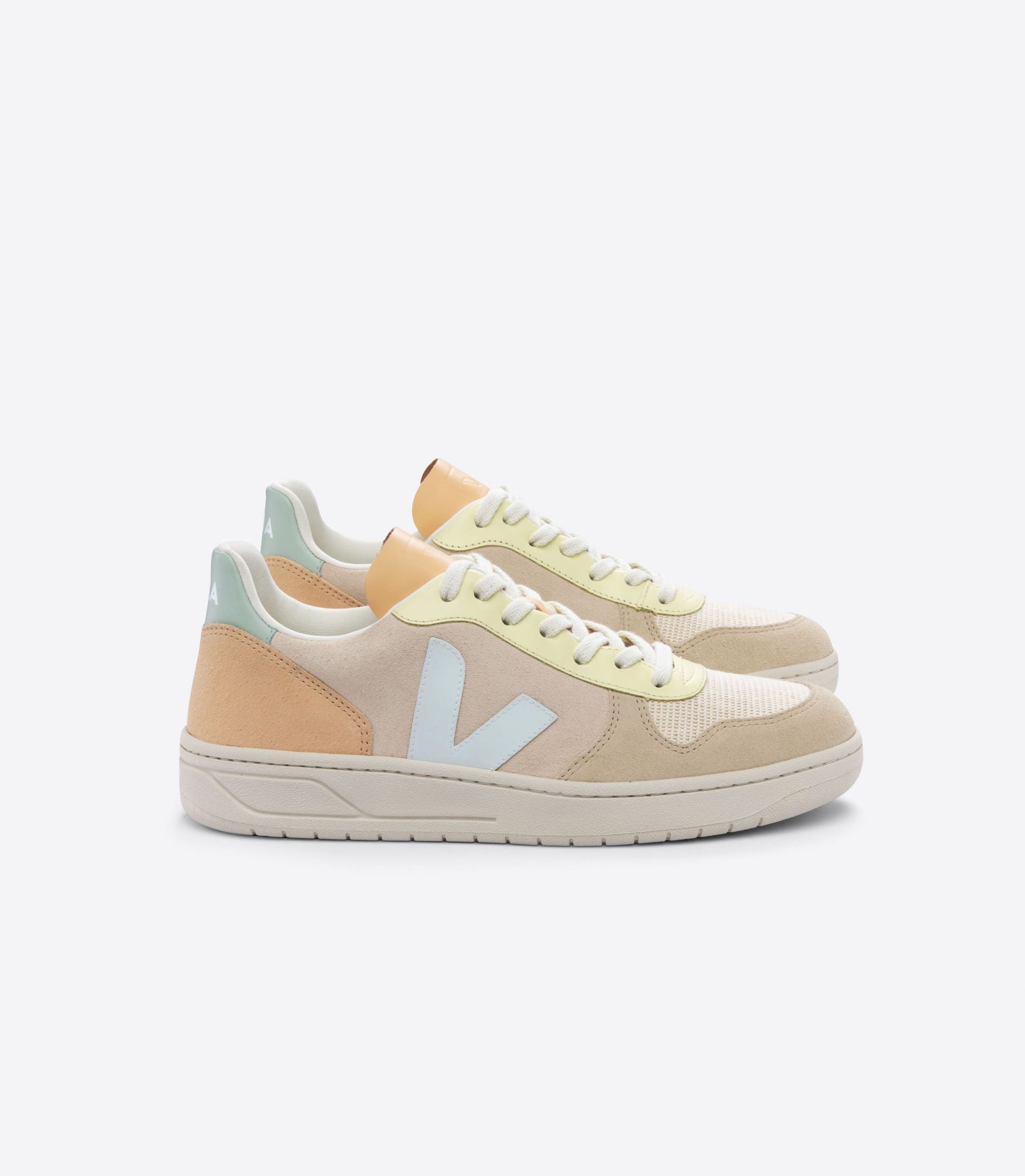 Zapatilla V-10 Suede Sable Menthol Multico
